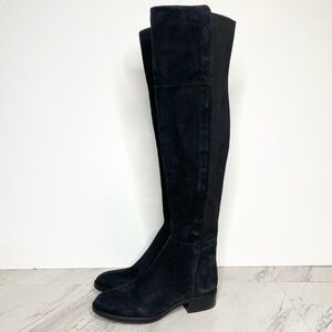 Sam Edelman Pam Over the Knee Black Suede Boot 5 1/2 M